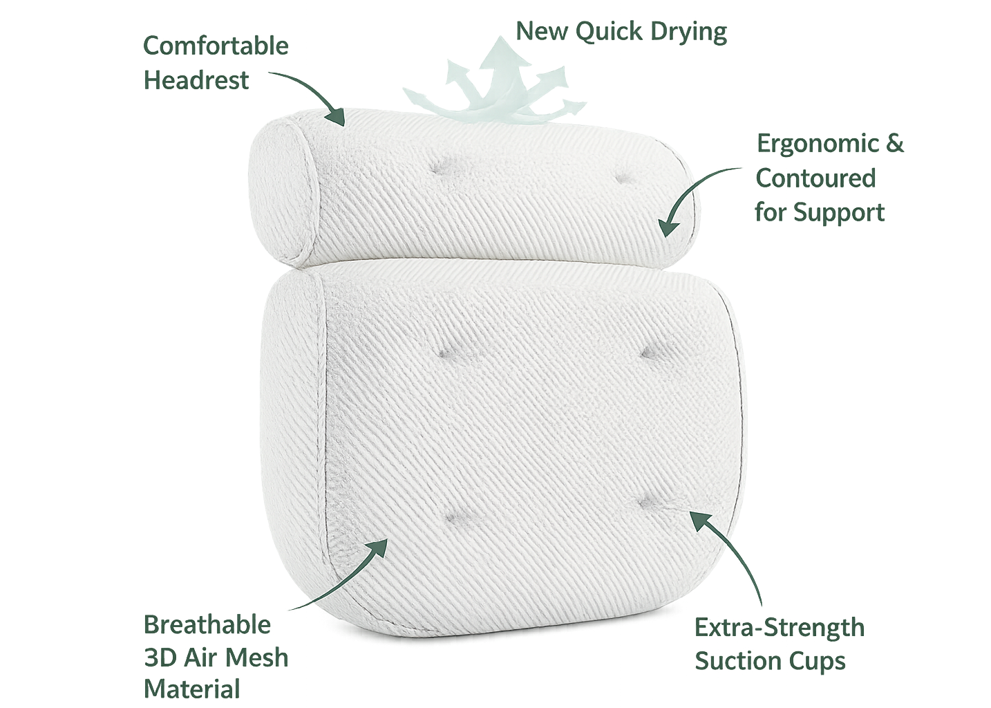 Calm Cloud Bath Pillow